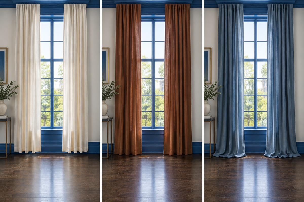 Curtain Length Guide: Should Curtains Touch the Floor?