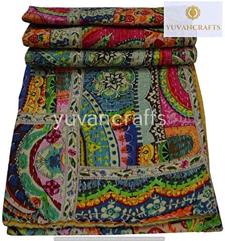 Patchwork bedspread quilt