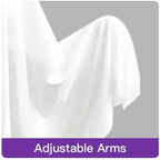 4 Pack Halloween Hanging Ghosts, 27.5 Inch with Light Up Ghost Kit for Indoor Outside Ornaments, Spooky Yard Tree Halloween Decorations Outdoor, Party Décor