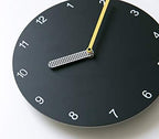 Stephanie Imports Modern Minimalist Black & Yellow Wall Clock