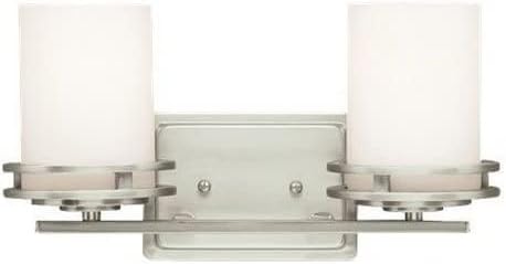Kichler Hendrik 14.5" 2 Light Vanity Light with Light Umber Etched Glass Olde Bronze®
