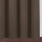 Chocolate Thermal Blackout Curtains/42 x 84 Inch/Set of 2 Panels Room Darkening - Image 9