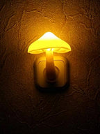 AUSAYE 3 Pack Sensor LED Mushroom Night Light Plug in Lamp Cute Night Lights for Adults Kids NightLight Bedroom,Bathroom,Toilet,Hallway,Stairs,Kitchen,Basement Warm Yellow