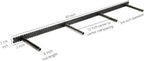 Floating Shelf Brackets - Sheppard Brackets - Easy Install - Heavy Duty (40 inch)
