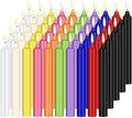 100 Pack Assorted Color Spell Chime Candles, 4 Inch Mini Taper Candles for for Home Decor Kitchen Decor Wedding Decoration-10 Colours