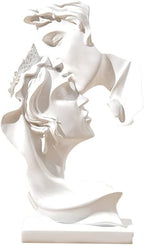 Couples Kiss Sculpture,Abstract Art Couple Sculpture Home Furnishing Resin Statue Decoration Romantic Statue Used for Home Decoration, Wedding, Gift.