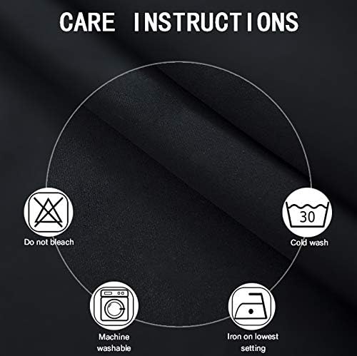 Blackout Curtains 66 x 84 inch/Black Curtains Set of 2 Panels/Thermal Insulated - Image 4