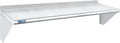 HARDURA Stainless Steel Shelf 14" x 72", 352lb Commercial Shelves Wall Mount Metal Shelving with Backsplash and Brackets for Kitchen, Restaurant, Laundry Room and Home