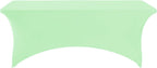 Spandex Table Cover for 6Ft or 4fT or 8ft Table Universal Fitted Stretch Tablecloth for Party, Banquet, Wedding and Events-Mint