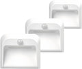 Group-Control Motion Sensor Night Light -Wireless Sync, 2200mAh Rechargeable Battery, 150LM/75LM Adjustable Brightness, 25s Auto-Off, Magnetic Mounting for Hallway/Stairs/Bedrooms（3 Pack）