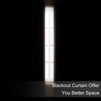 Blackout Curtains 52 x 84 inches Long Brown Curtains Set of 2 Panels Thermal - Image 3