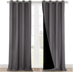 NICETOWN 100% Blackout Blinds, 52 inches x 120 inches, Laundry Room Decor - Image 2