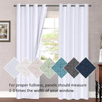 H.VERSAILTEX Blackout Patio Curtains 100 x 84 Inches - Image 9