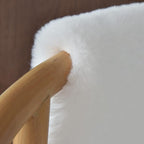 ORINOVA White Fluffy Living Room Rugs 6x9 Area Rug Washable Shag Rugs - Image 6