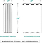 NICETOWN Blackout Curtains 63 inches Length - Image 6