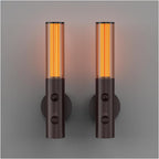 Auto-On Motion Detection Night Lamp - 3 Customizable Modes, Battery Operated LED Light for Dark Spaces (Set of 2)