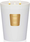 M&SENSE Extra Large Candle Creamy Vanilla Scented, 3-Wick 35oz 150H Long Lasting, Natural Soy Wax Aromatherapy Candle for Stress Relief, Home Fragrance Housewarming Gifts Candle for Home Decor