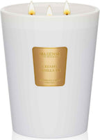 M&SENSE Extra Large Candle Creamy Vanilla Scented, 3-Wick 35oz 150H Long Lasting, Natural Soy Wax Aromatherapy Candle for Stress Relief, Home Fragrance Housewarming Gifts Candle for Home Decor