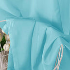 Aqua Sheer Curtains 108 Inches Long 2 Panels - Image 5