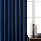 Joydeco Blackout Curtains 84 Inch Length 2 Panels Set, Thermal Insulated Black - Image 6