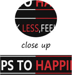 Steps For Happiness Motivational Wall Art for Office Inspiration Poster Inspirational Canvas Painting Prints Wall Pictures for Living Room Home Decor Framed Artwork [18''W x 24''H]