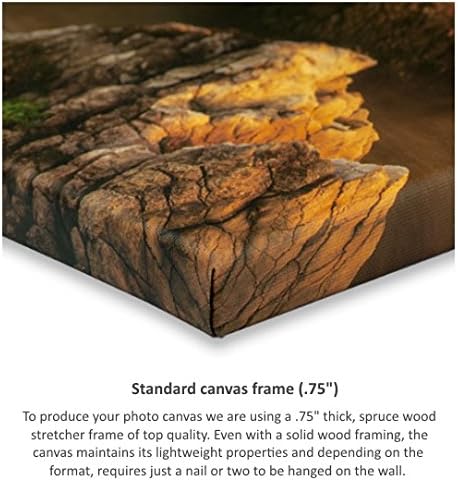 Photo.Gifts - Custom Canvas Prints with Your Photos 12 x10 inch - Customize with Your Picture & Text - Personalized Photo Canvas Wall Art for Bedroom, Living Room, Wedding - Personalized Photo Gifts