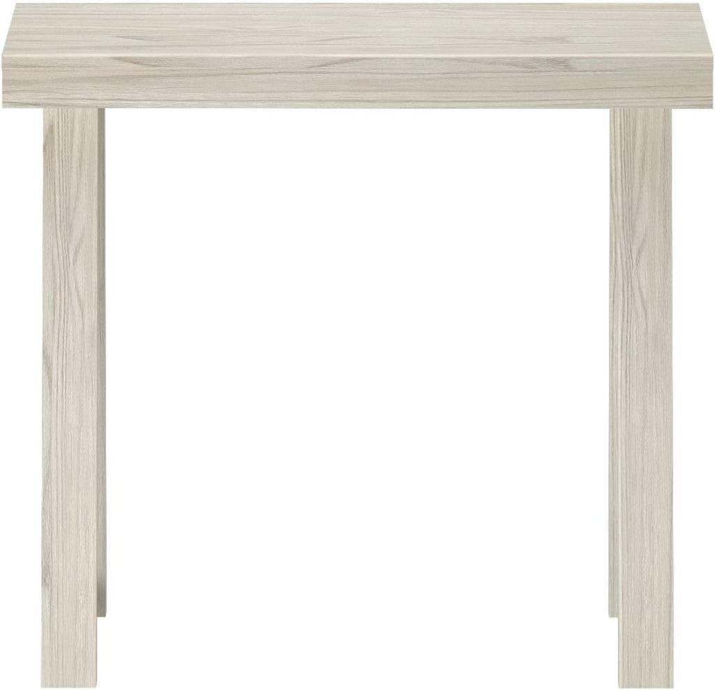 Plank+Beam Solid Wood Console Table, 36 Inch, Sofa Table, Narrow Entryway Table for Hallway, Behind The Couch, Living Room, Foyer, Easy Assembly, Coastal White