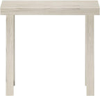 Plank+Beam Solid Wood Console Table, 36 Inch, Sofa Table, Narrow Entryway Table for Hallway, Behind The Couch, Living Room, Foyer, Easy Assembly, Coastal White