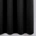 Blackout Curtains 66 x 54 Inch Long Black Curtains Set of 2 Panels Room - Image 8