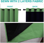 NICETOWN Full Shading Curtains 90" Long 2 Panels Set - Image 5