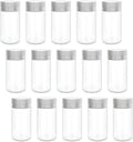 15 pcs 25 ml Glass Storage Jars with Lids,Glass Decorative Bottles(0.84 oz-1.18x2.36 inch)