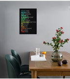 WYJZDZQ8 Inspirational Poster Motivational Canvas Wall Art Motivation Canvas Prints Artwork for Living Room Office Gym Modern Home Decor Painting Stretched and Framed Ready to Hang [12''Wx 18''H]