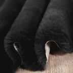 ORINOVA Black Fluffy Rug 5x8 Area Rugs - Image 6