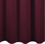 Blackout Curtains 52 x 120 Inch Long Burgundy Red Curtains Set of 2 Panels Room - Image 8
