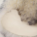 HUAHOO Premium Genuine Sheepskin Rug White Grey Real Australia Sheepskin - Image 8