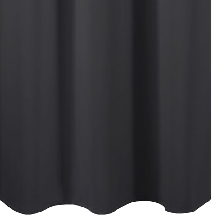 Dark Grey Thermal Blackout Curtains/42 x 72 Inch/Set of 2 Panels Room Darkening - Image 8