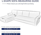 PureFit Stretch Sectional Couch Covers 2 pcs Non Slip L Shape Sofa Cover | - Image 6