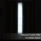 Stone Blue Thermal Blackout Curtains/38 x 63 Inch/Set of 2 Panels Room - Image 3