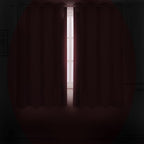 Red Thermal Blackout Curtains/52 x 72 Inch/Set of 2 Panels Room Darkening - Image 3
