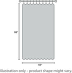 NICETOWN Aqua Blue Blackout Curtains 86" Long - Image 10