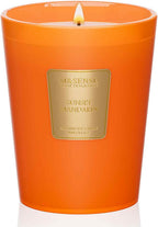 M&SENSE Sunset Mandarin Scented Natural Soy Wax Candle, 14.1oz 60 Hours Long Lasting Slow Burning Candles for Home Decor, Aromatherapy Candle for Stress Relief