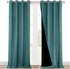NICETOWN 100% Blackout Curtains 108 inches Long, Noise Reduction Window by NICETOWN