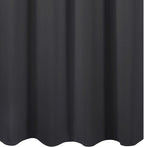 Blackout Curtains 52 x 90 inches Long Dark Grey Curtains Set of 2 Panels - Image 8