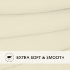 PureFit Stretch Oversized Couch Covers Fleece Sofa Slipcovers Ivory | 1-Piece - Image 5