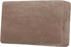 H.VERSAILTEX Velvet Stretch Individual Couch Cushion Cover Plush Slipcover for Loveseat Sofa Furniture Protector Seat Cover (1 Piece Loveseat Cushion Cover, Taupe)
