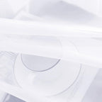 SpaceDresser Sheer Window Treatment Rod Pocket Curtain Panels - Image 7