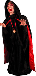 Haunted Hill Farm Motion-Activated Lurching Vampire by Tekky, Lunging Halloween Animatronic for Indoor or Covered Outdoor Creepy Halloween Decorations, Plug-in or Battery Operated Halloween Prop
