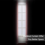 Pink Thermal Blackout Curtains/38 x 54 Inch/Set of 2 Panels Room Darkening - Image 3