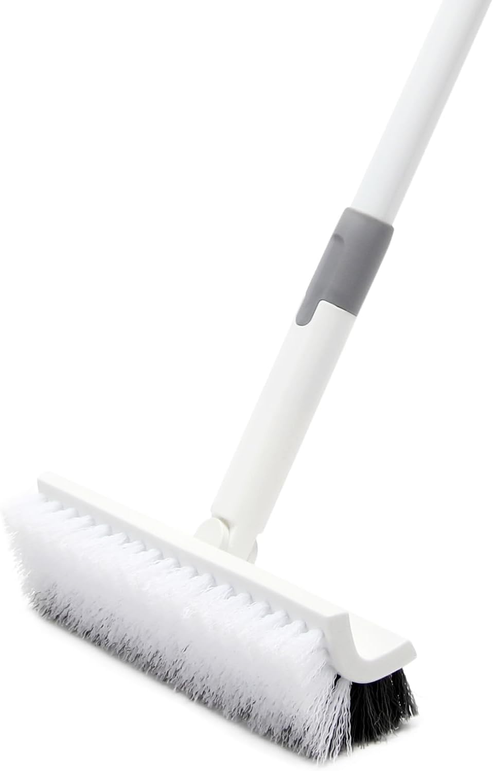 Scrub Brush Floor Brush with Long Handle,Double-Sided V-Shaped Scrub Brush，Shower Floor Scrubber for Cleaning, Tile Scrub Brush with Stiff Bristles, 52'