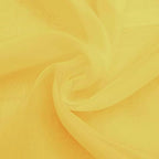 SpaceDresser Yellow Sheer Curtains 4 Panels Rod Pocket Semi-Sheer Curtain 72 - Image 5